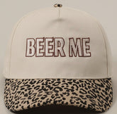 Beer Me Leopard Camo Hat